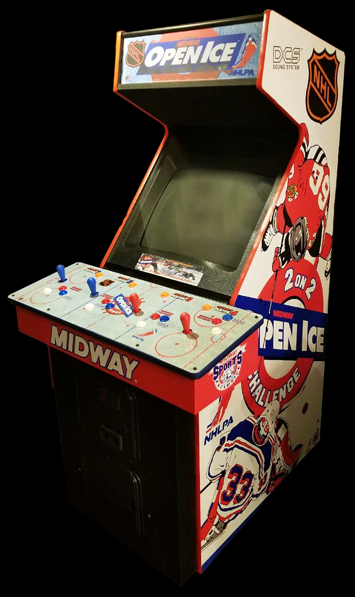 2 On 2 Open Ice Challenge — arcade cabinet
