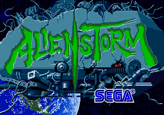 Alien Storm (3 Players) — title screen