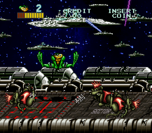 Battletoads — in-game arcade screenshot