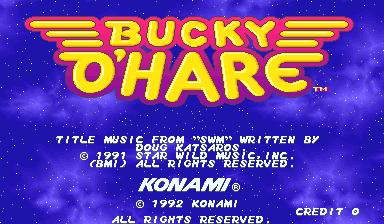 Bucky O'Hare — title screen