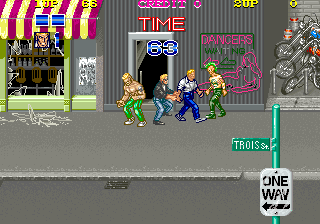 Crime Fighters — in-game arcade screenshot