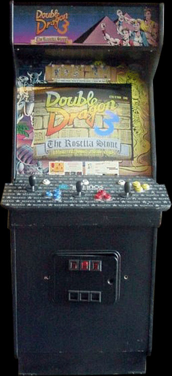 Double Dragon 3: The Rosetta Stone — arcade cabinet