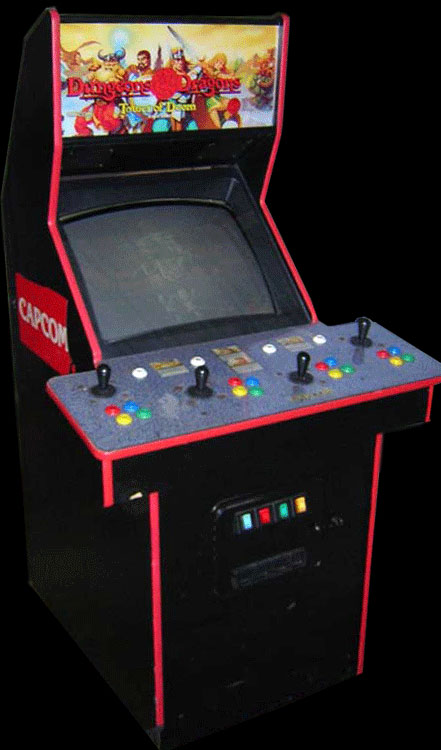 Dungeons & Dragons: Tower of Doom (USA) — arcade cabinet