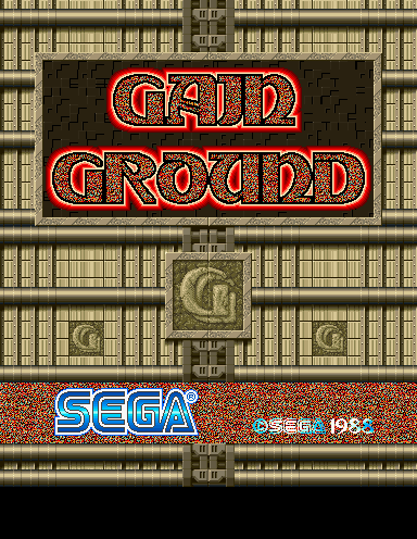 Gain Ground — title screen