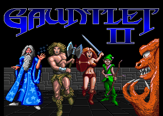 Gauntlet II — title screen