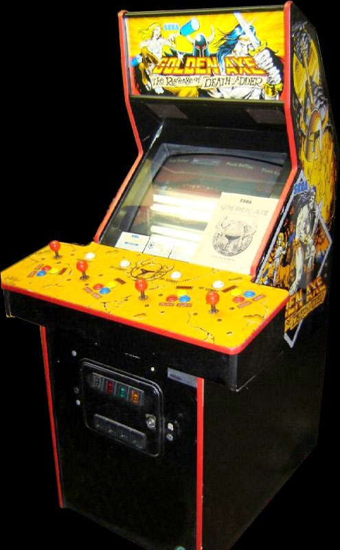 Golden Axe: The Revenge of Death Adder — arcade cabinet