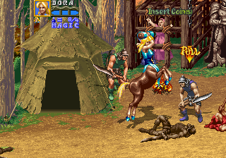 Golden Axe: The Revenge of Death Adder — in-game arcade screenshot