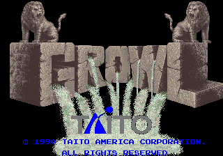 Growl (USA) — title screen