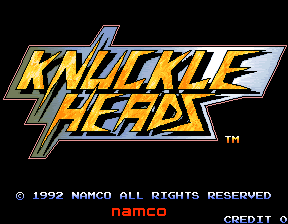 Knuckle Heads — title screen