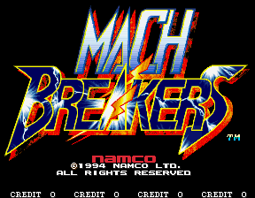 Mach Breakers — title screen