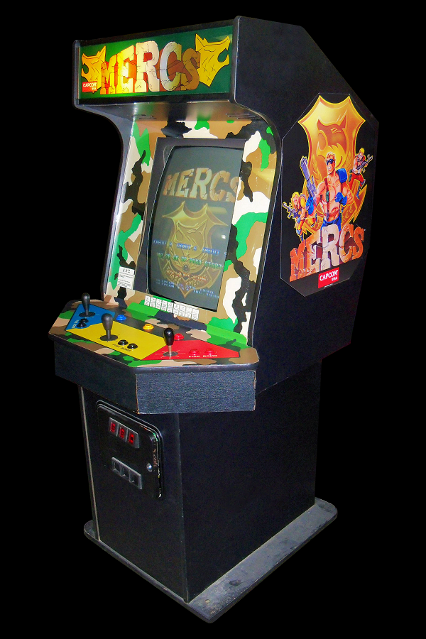 Mercs — arcade cabinet