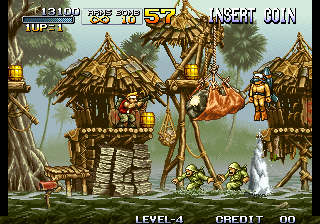 Metal Slug — in-game arcade screenshot