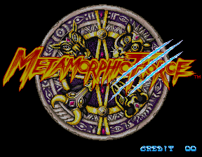 Metamorphic Force — title screen