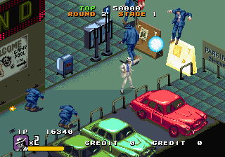 Michael Jackson's Moonwalker gameplay screenshot