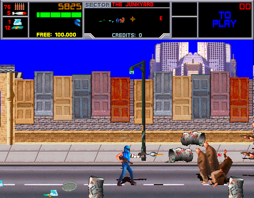 NARC — in-game arcade screenshot