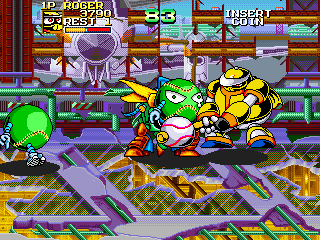 Ninja Baseball Bat Man — in-game arcade screenshot