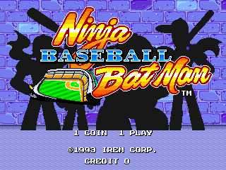 Ninja Baseball Bat Man — title screen