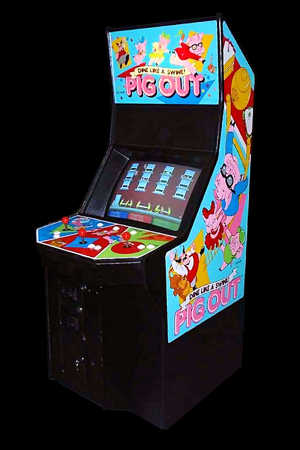 Pig Out: Dine Like a Swine! — arcade cabinet
