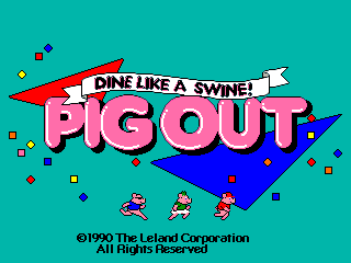 Pig Out: Dine Like a Swine! — title screen
