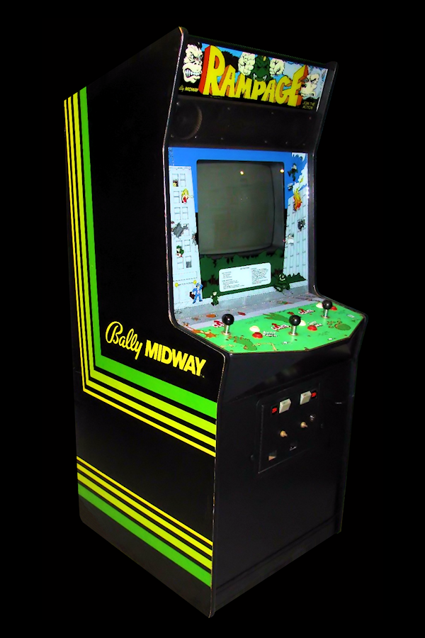 Rampage — arcade cabinet