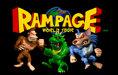 Rampage: World Tour — title screen