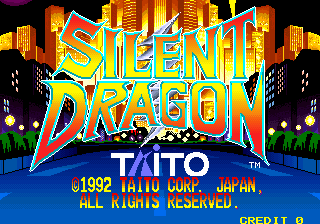 Silent Dragon — title screen