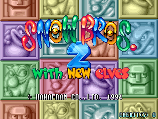 Snow Bros. 2: With New Elves — title screen