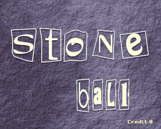Stone Ball — title screen