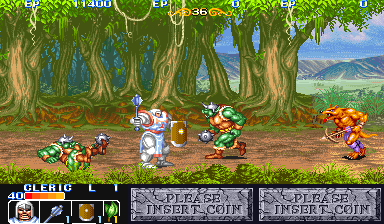 The King of Dragons — in-game arcade screenshot