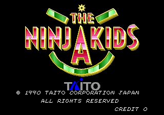 The Ninja Kids — title screen