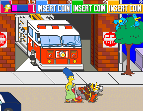 The Simpsons (4 Players) gameplay screenshot