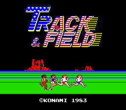 Track & Field — title screen