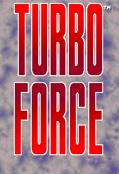 Turbo Force — title screen