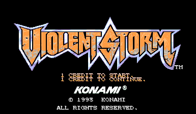 Violent Storm — title screen