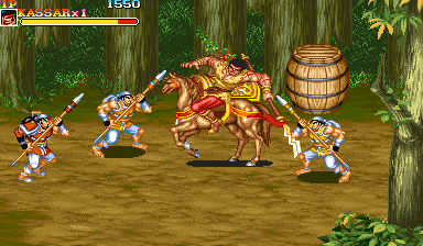 Warriors of Fate — in-game arcade screenshot