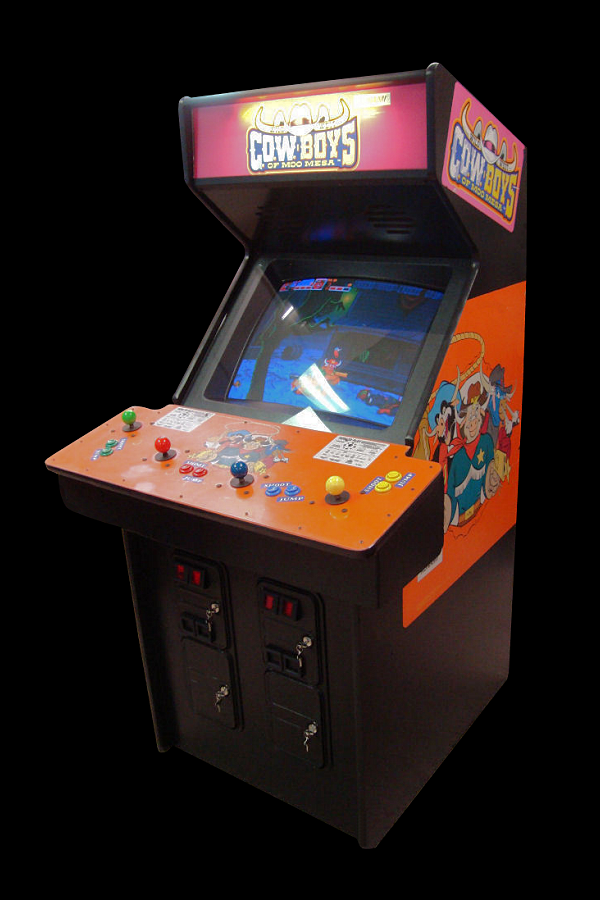 Wild West C.O.W.-Boys of Moo Mesa (World) — arcade cabinet