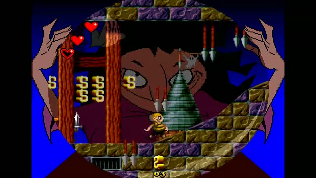 Addams Family, The - Pugsley's Scavenger Hunt gameplay screenshot