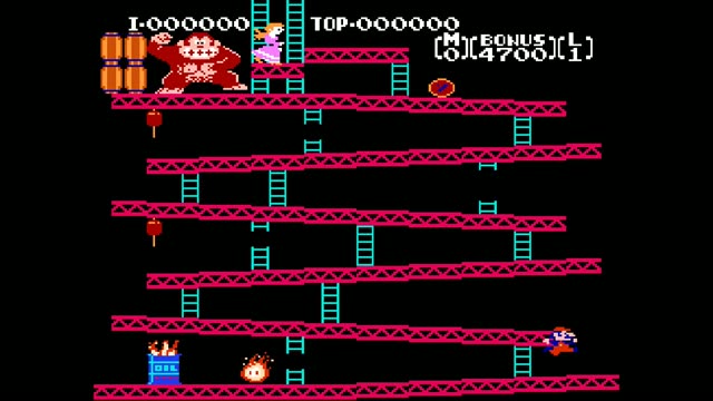 Donkey Kong gameplay