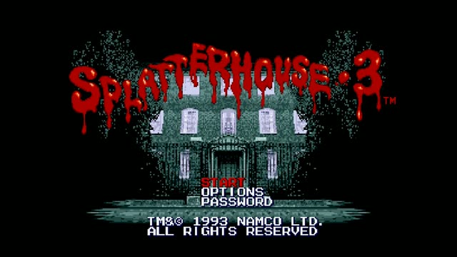 Splatterhouse 3 Bloody Edition gameplay