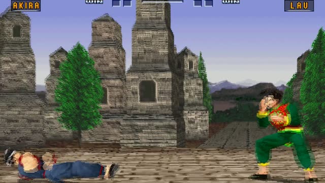Virtua Fighter 2 gameplay